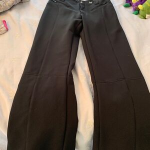Black ski pants